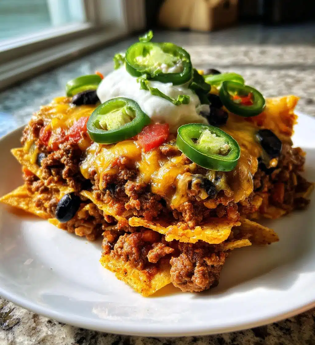 walking taco casserole - detail 1