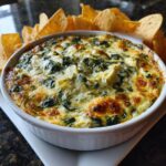 warm spinach artichoke dip