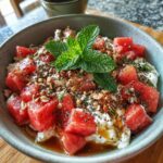 watermelon cottage cheese recovery bowl