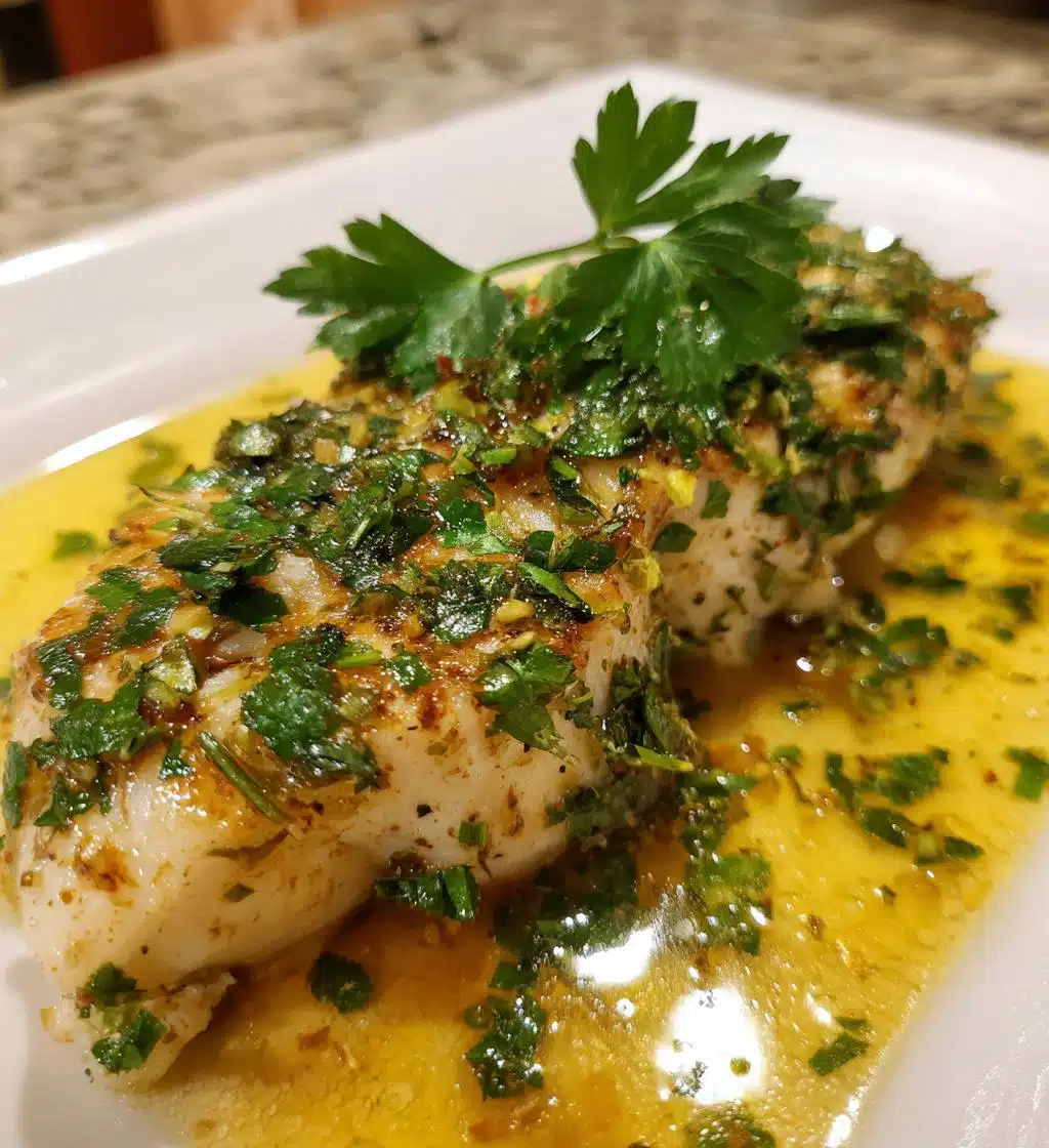 zesty lemon butter fish fillet - detail 1