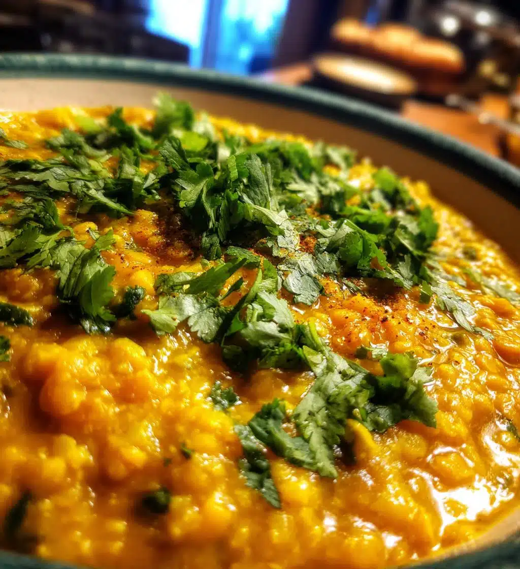 1 pot lentil dal healthy vegan recipe - detail 1