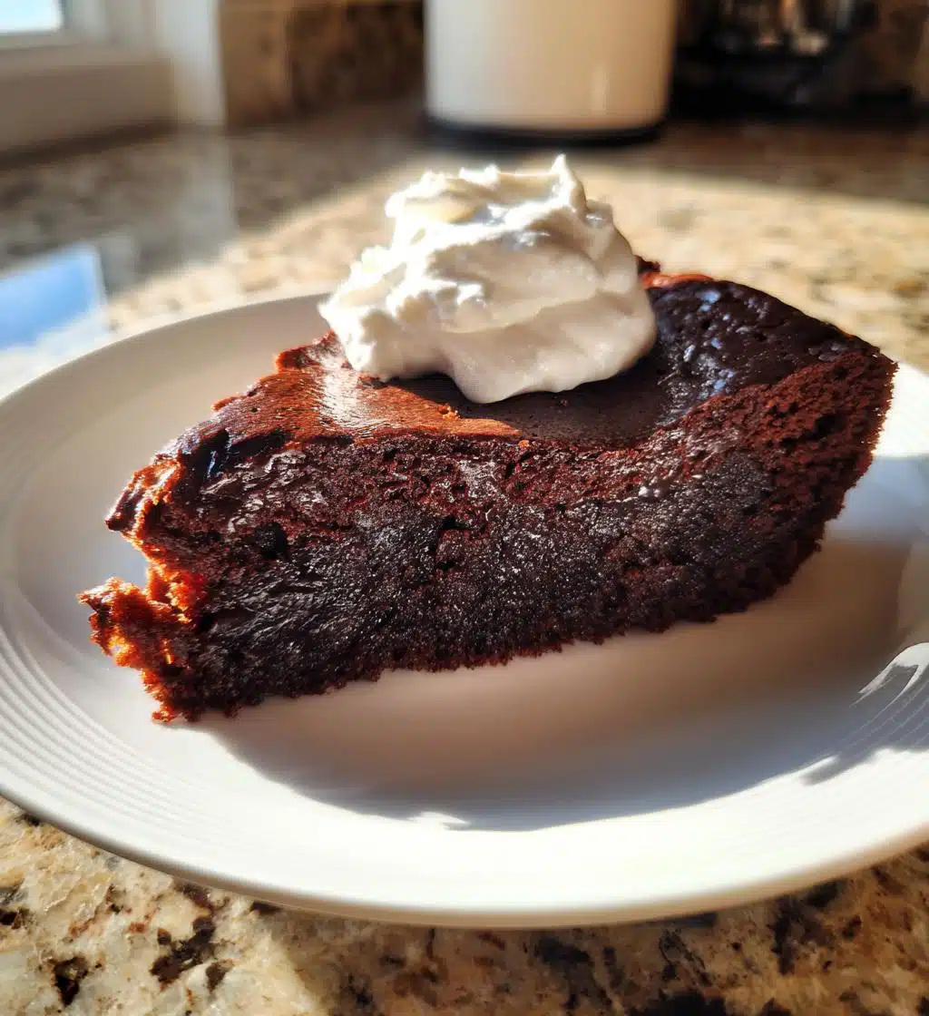 2 ingredient chocolate fudge cake