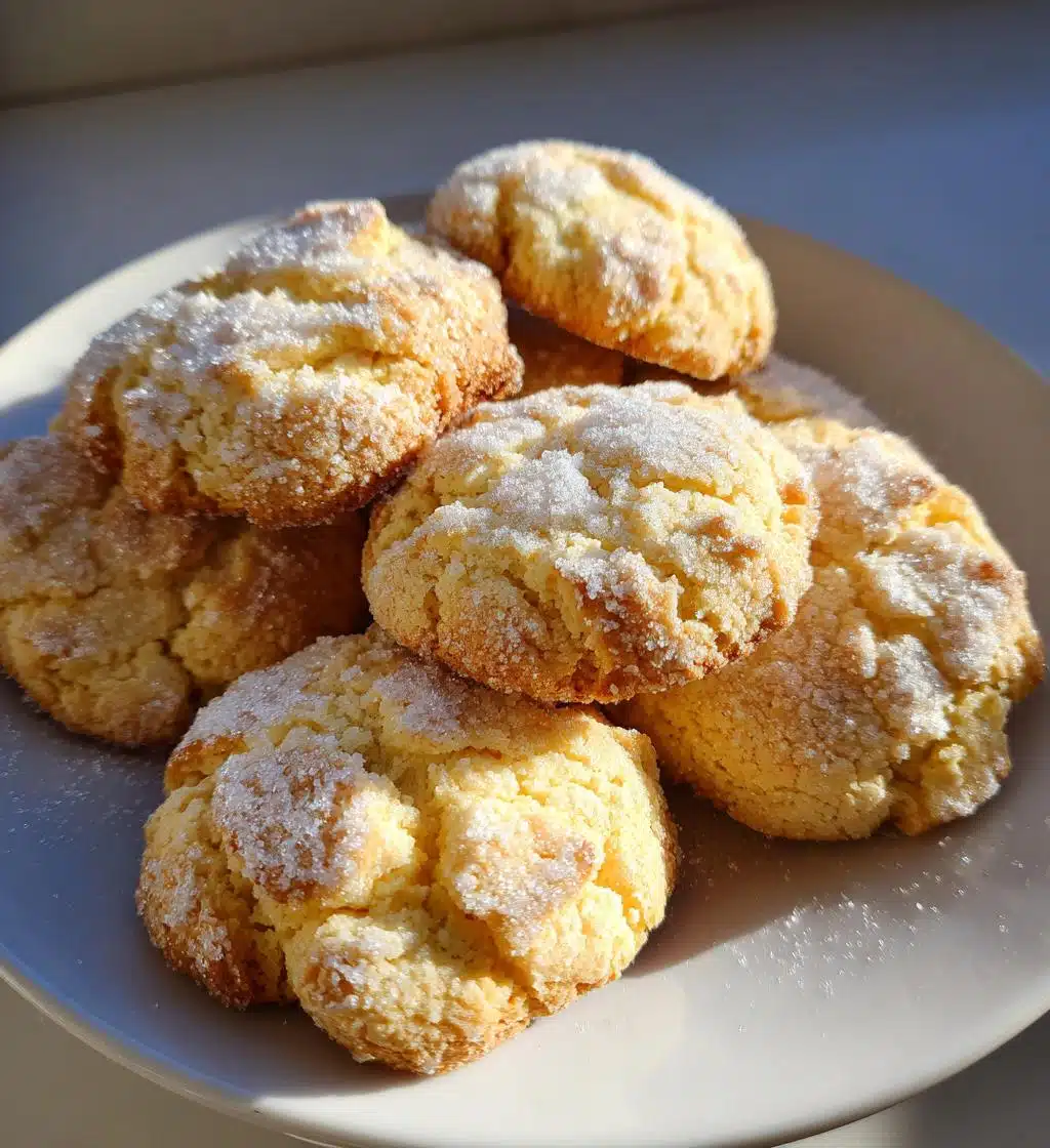 3 ingredient almond cookies - detail 1