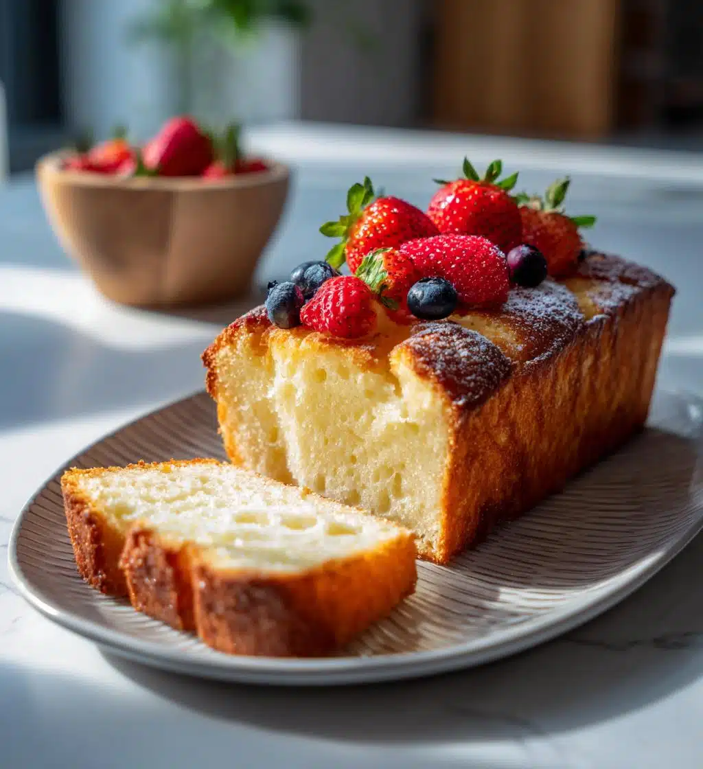 3 ingredient creamy yogurt cake recipe - detail 1