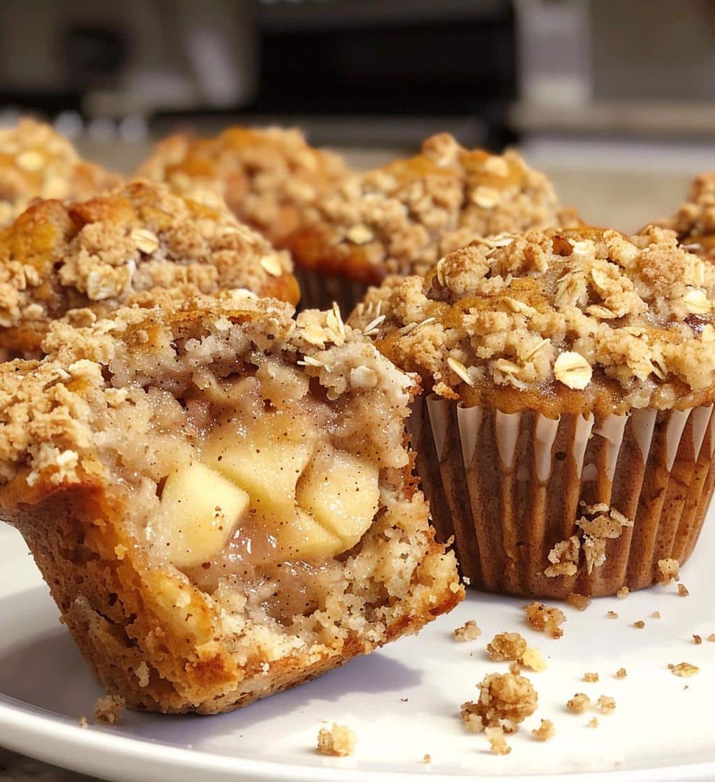 Apple Crumble Muffins