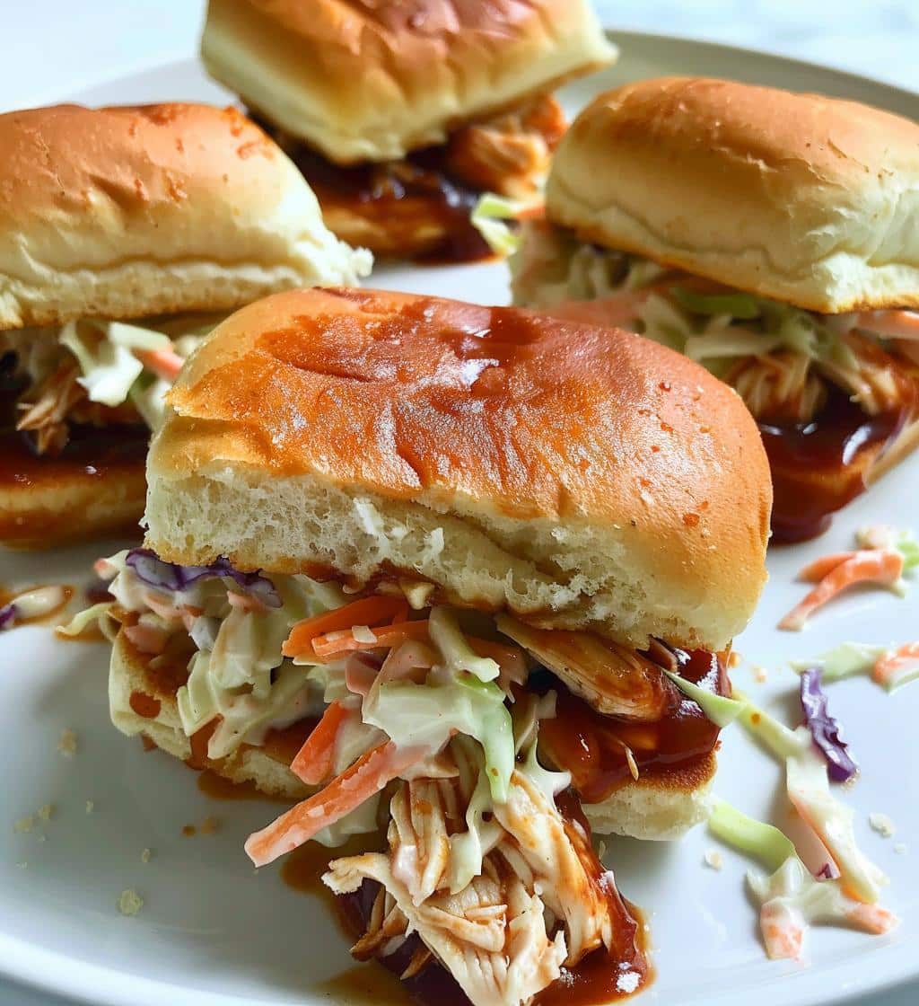 BBQ Chicken Sliders