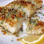 Baked Cod with Lemon Herb Crust
