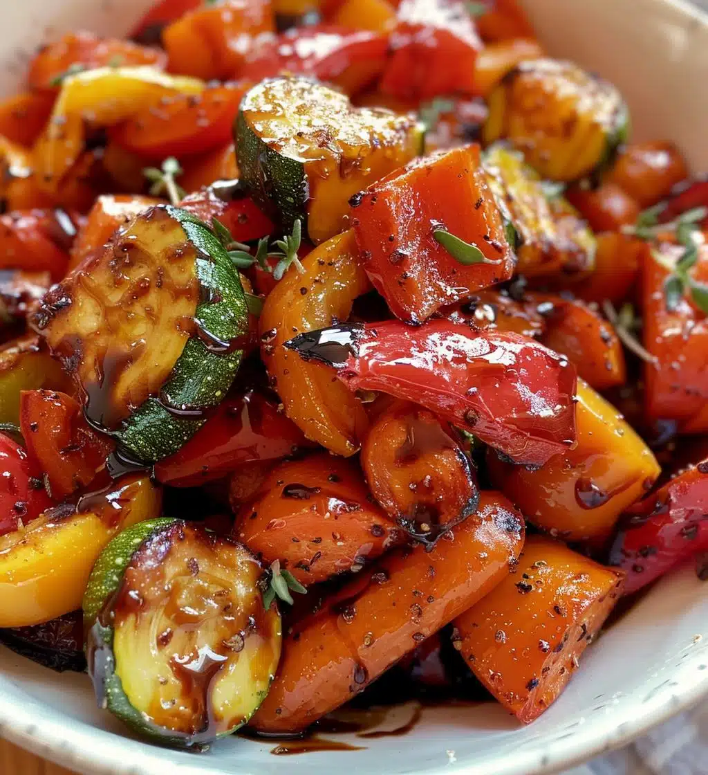 Balsamic Roasted Vegetables - detail 1