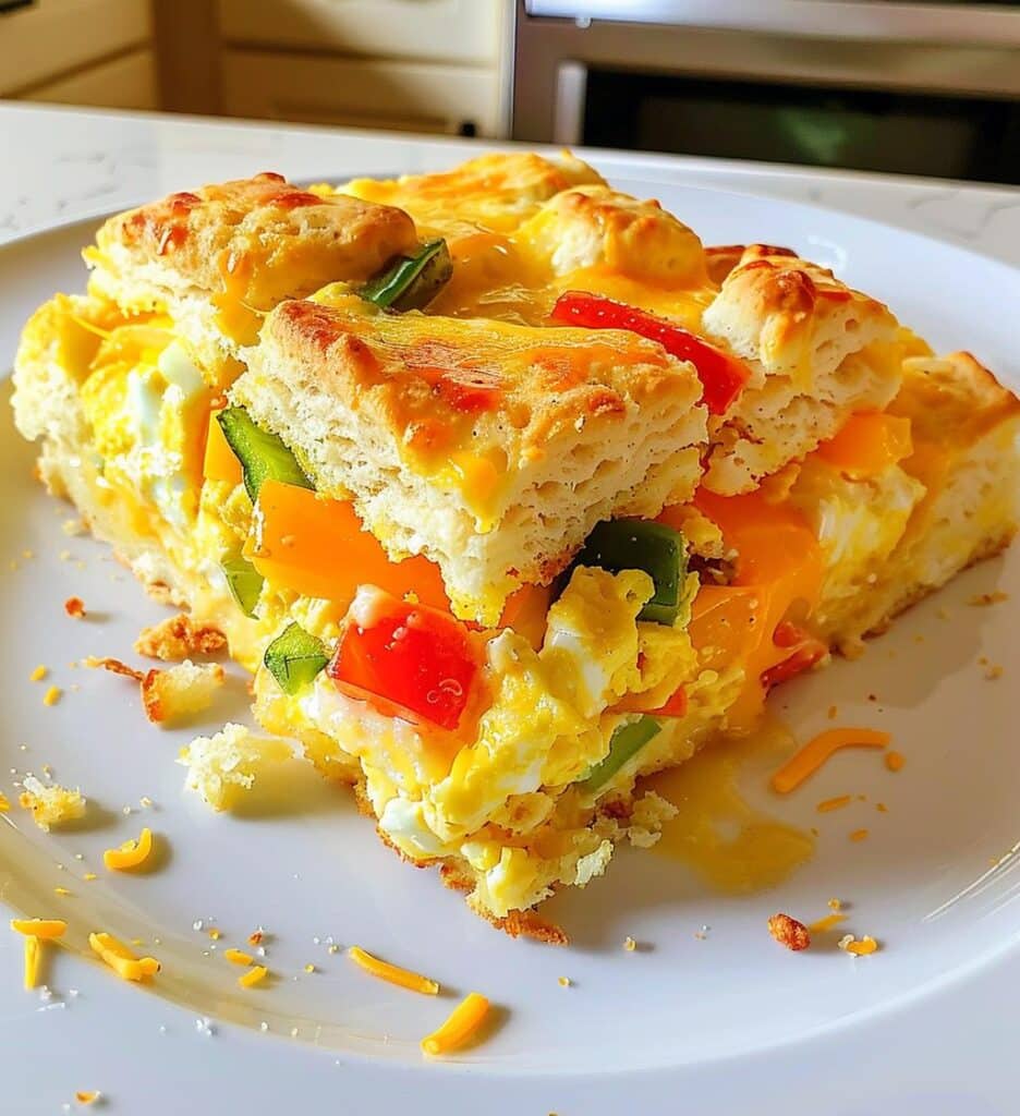Biscuit Egg Breakfast Bake