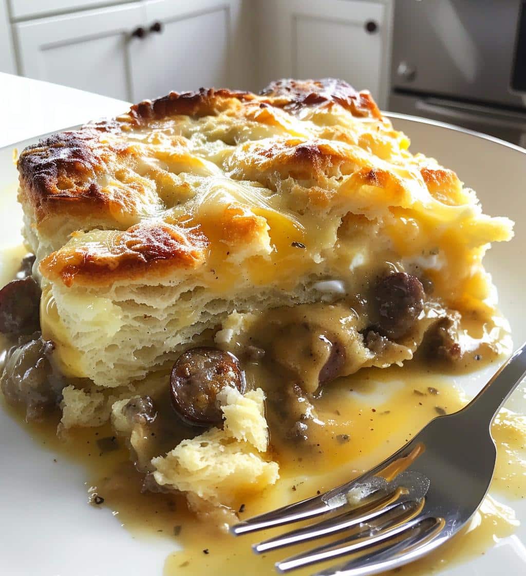 Biscuits & Gravy Breakfast Casserole - detail 1