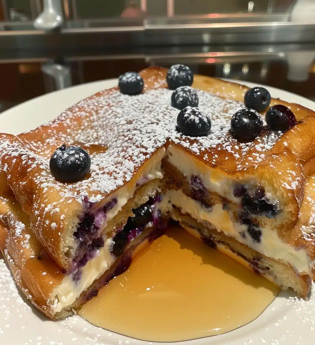 Blueberry Cream Cheese French Toast Casserole - detail 1