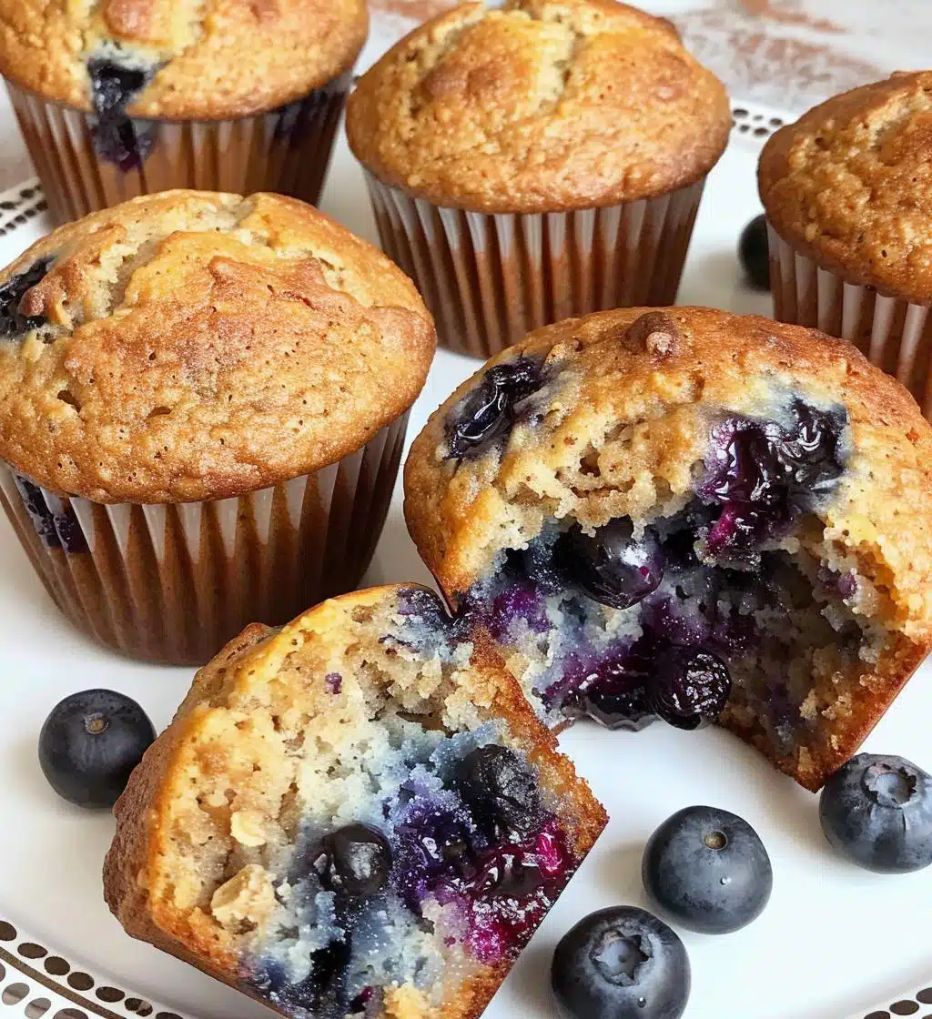 Blueberry Oatmeal Muffins - detail 1
