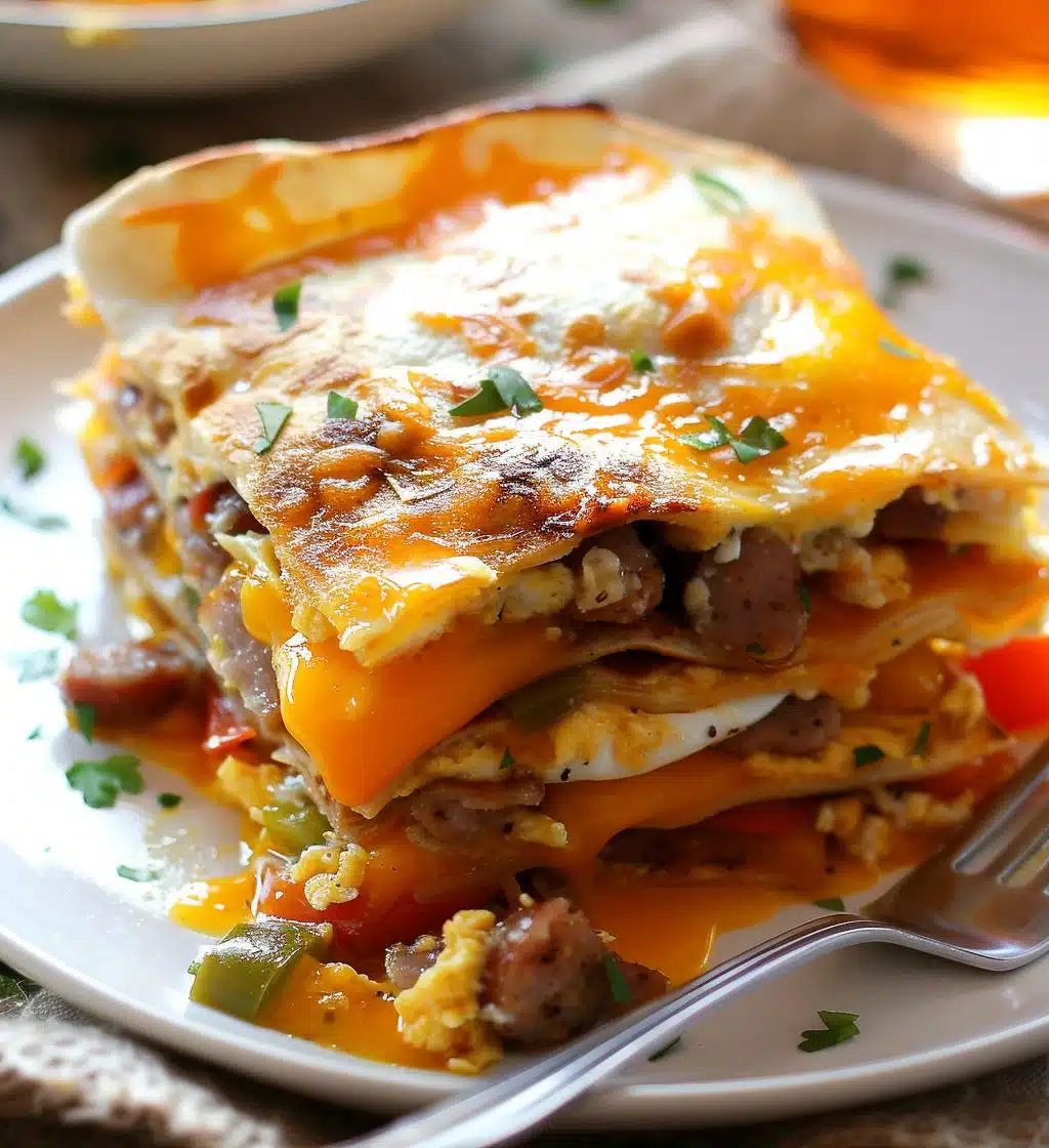Breakfast Quesadilla Casserole - detail 1