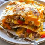 Breakfast Quesadilla Casserole