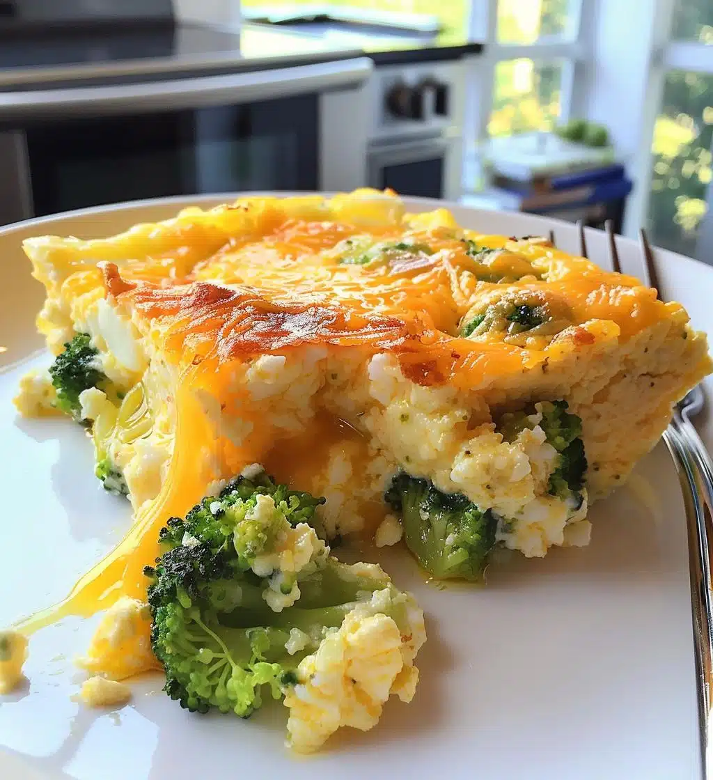 Broccoli Cheddar Egg Casserole - detail 1