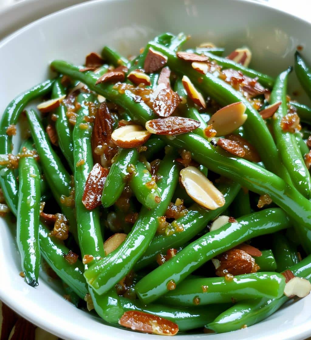 Brown Butter Green Beans with Almonds