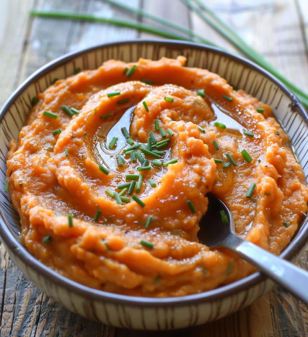 Brown Butter Mashed Sweet Potatoes