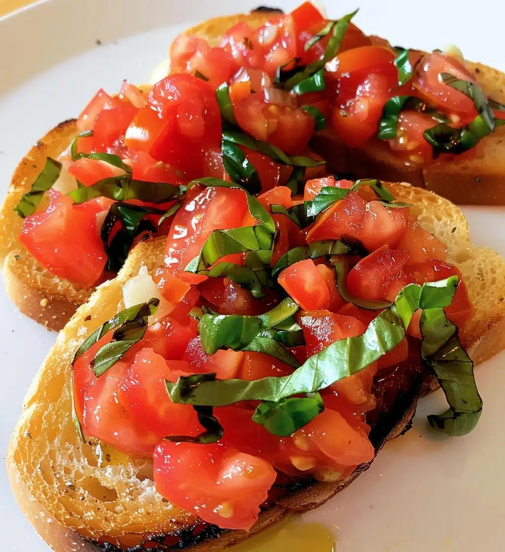 Bruschetta with Tomato & Basil - detail 1