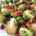 Brussels Sprouts with Cranberries & Pecans