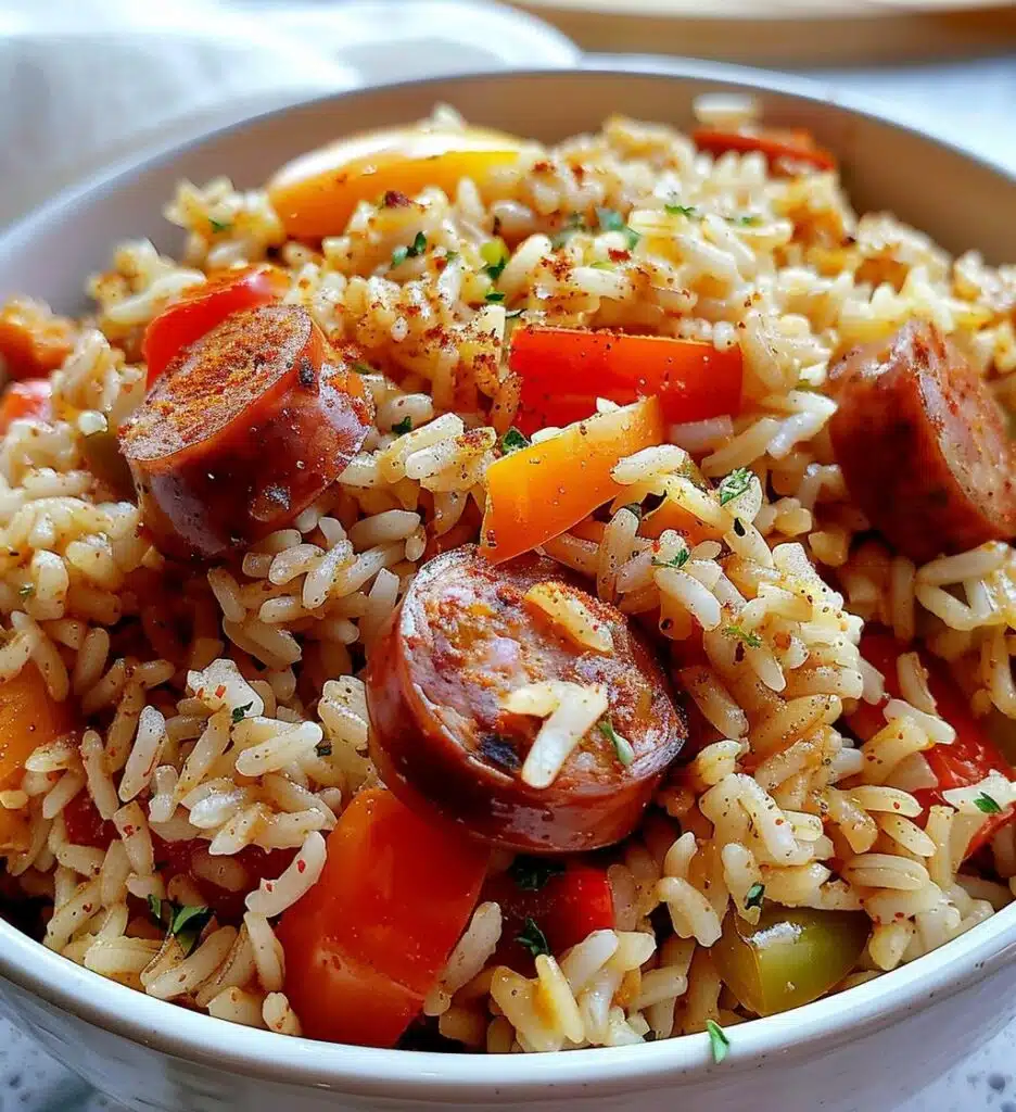 Cajun Rice with Chicken Sausage