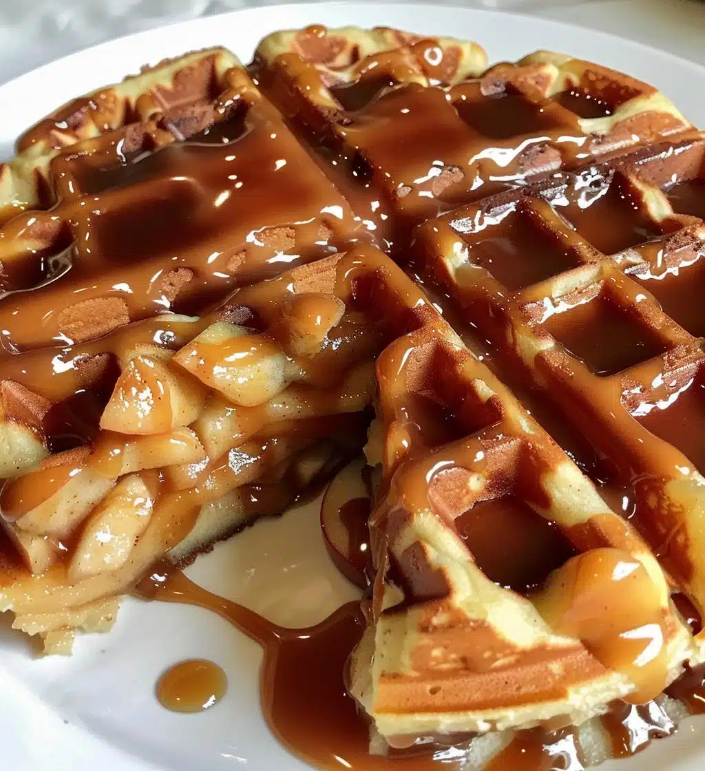 Caramel Apple Waffle Bake - detail 1