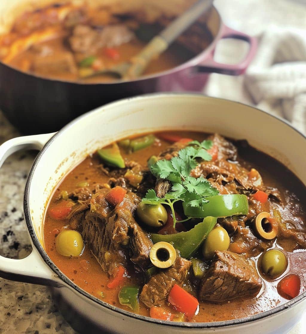 Carne Guisada (Puerto Rican Beef Stew) - detail 1