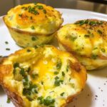 Cheddar Chive Scrambled Egg Cups