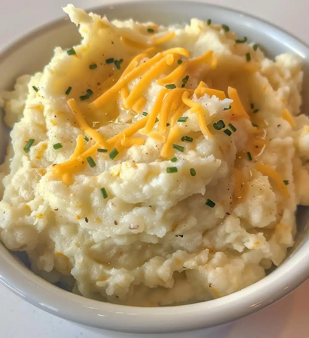 Cheddar Garlic Mashed Cauliflower - detail 1