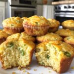 Cheddar Jalapeño (or without) Cornbread Muffins