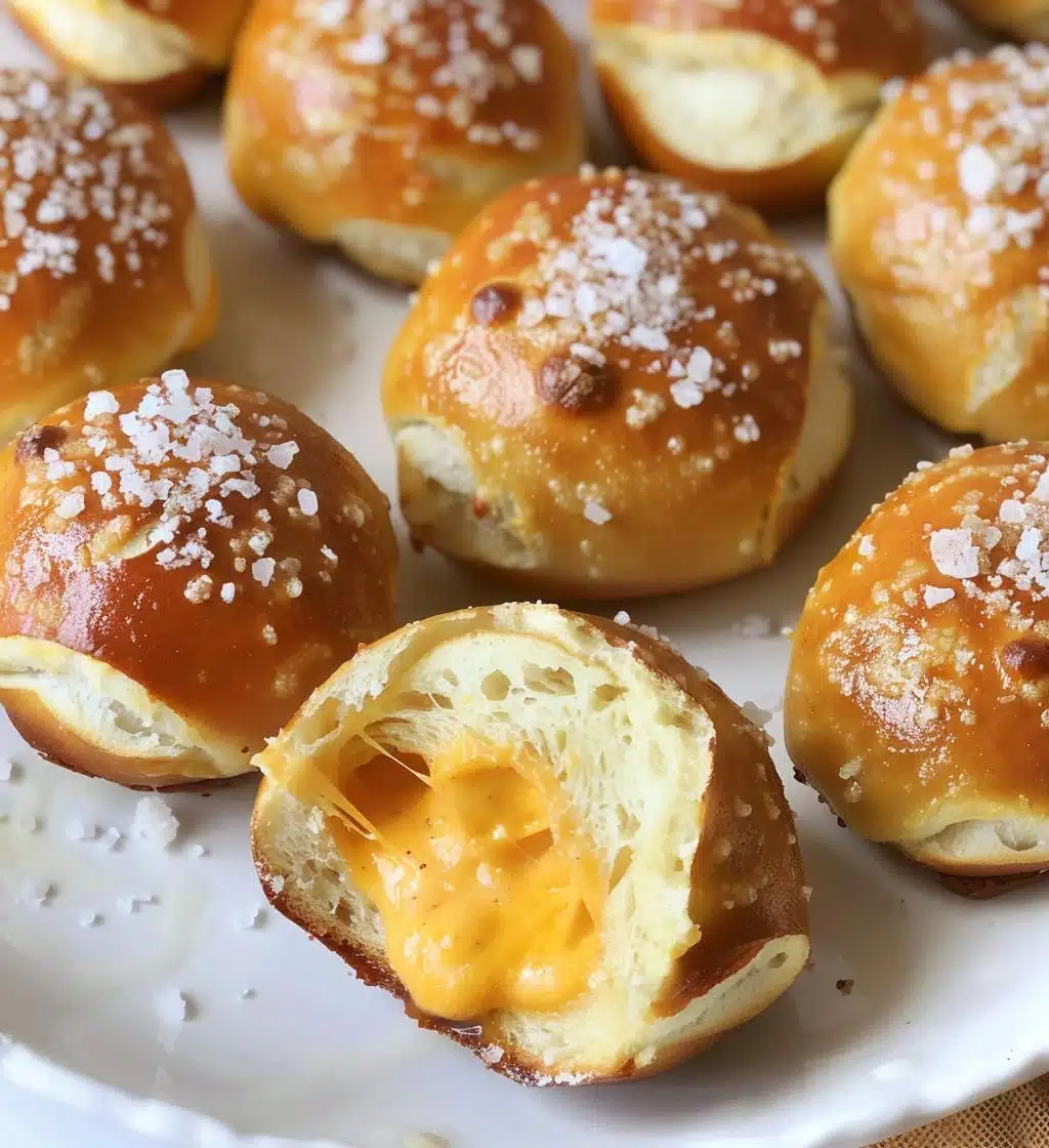 Cheddar Stuffed Soft Pretzel Bites - detail 1