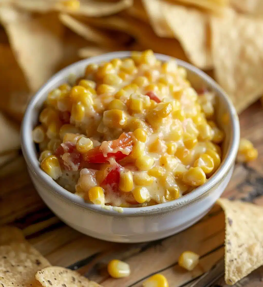 Cheesy Corn & Pepper Dip - detail 1
