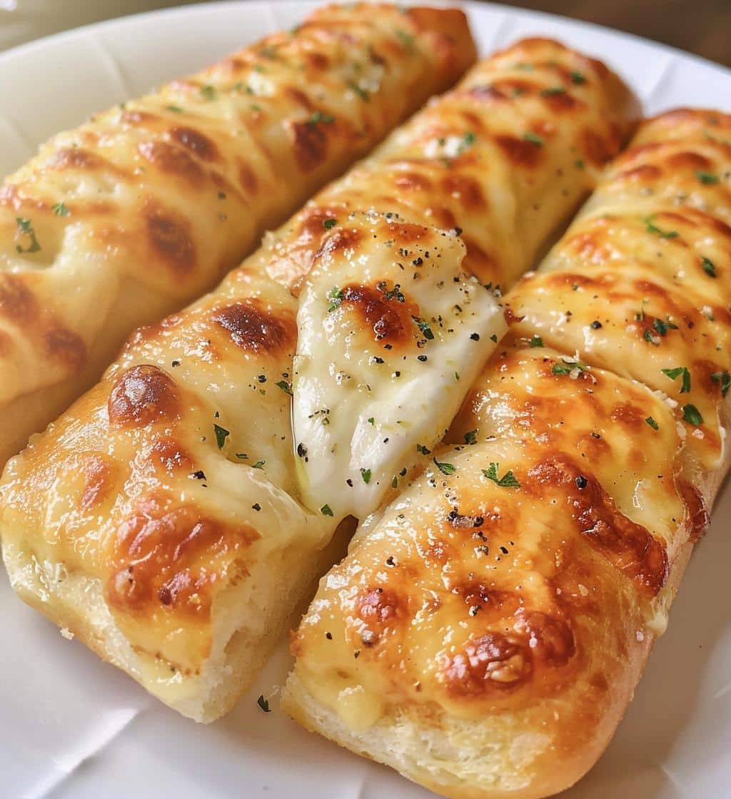Cheesy Garlic Breadsticks