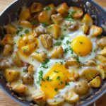 Cheesy Potato & Egg Skillet