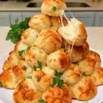 Cheesy Pull-Apart Christmas Tree Bread