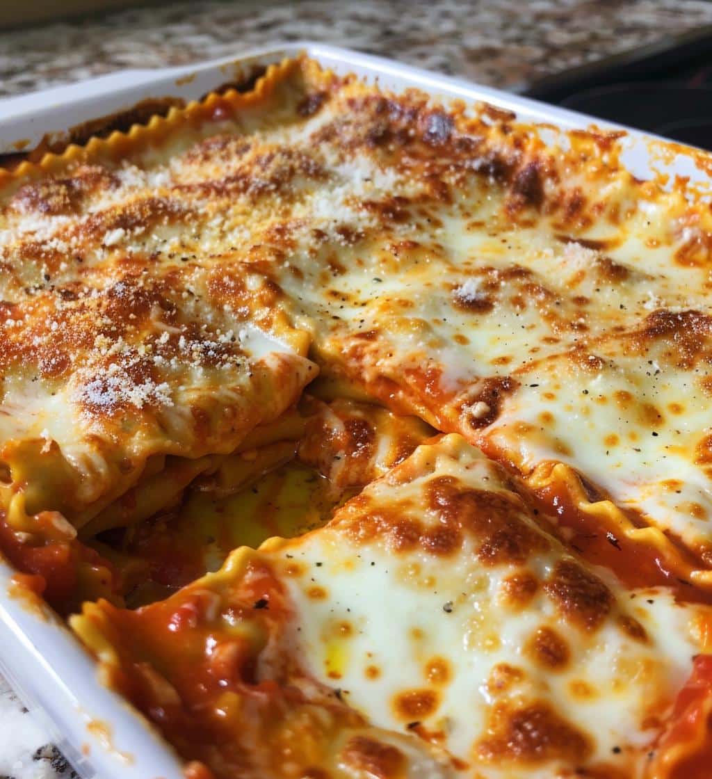 Cheesy Ravioli Bake - detail 1