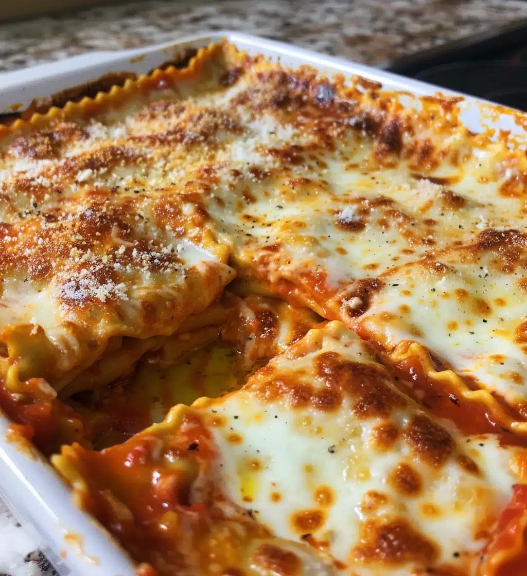 Cheesy Ravioli Bake - detail 1