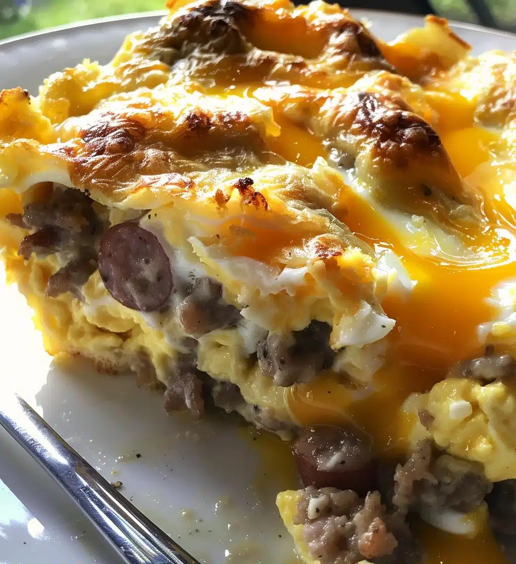 Cheesy Sausage & Egg Breakfast Casserole - detail 1