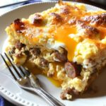 Cheesy Sausage & Egg Breakfast Casserole