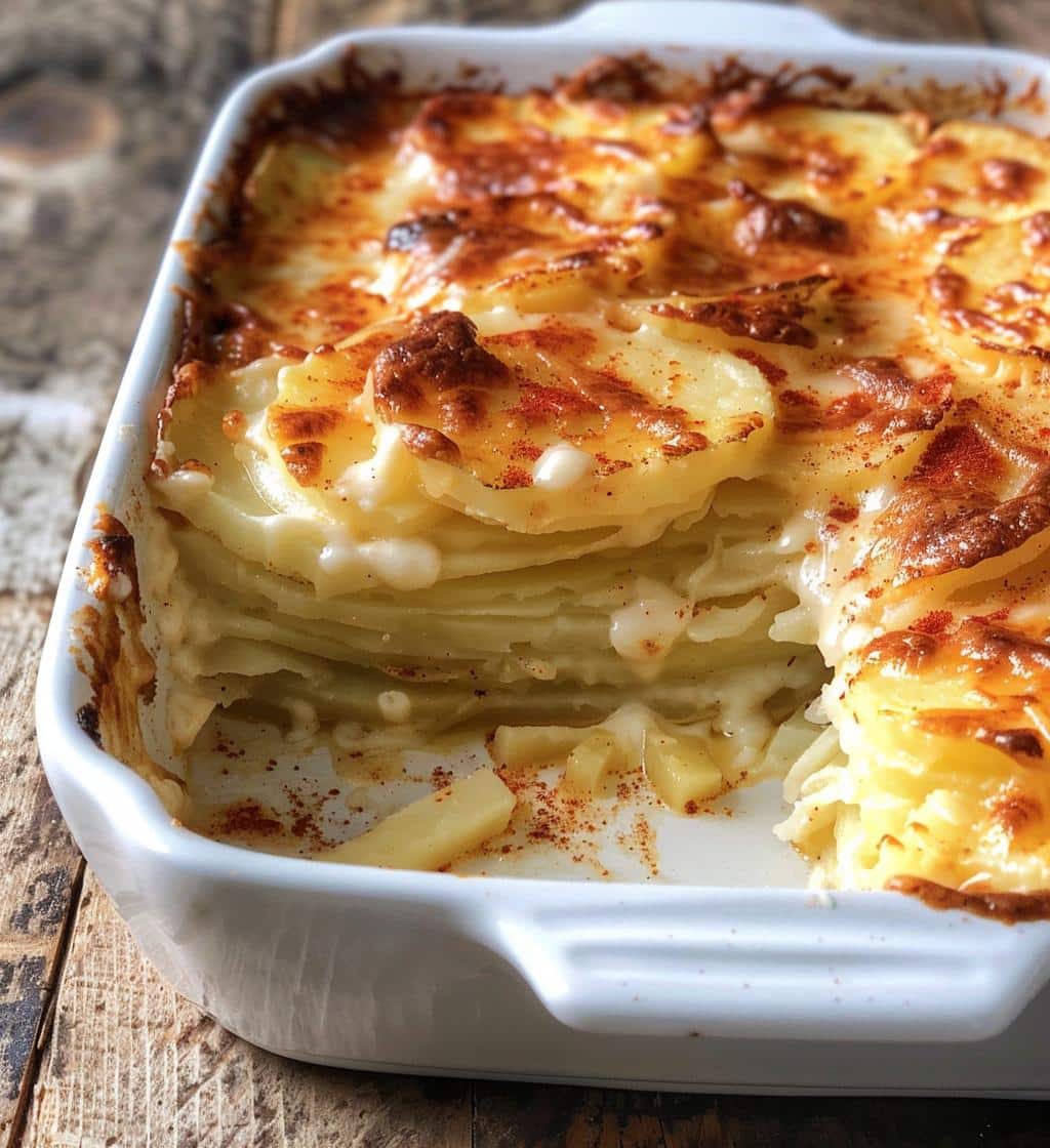 Cheesy Smoked Gouda Potato Bake
