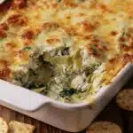 Cheesy Spinach Artichoke Bake