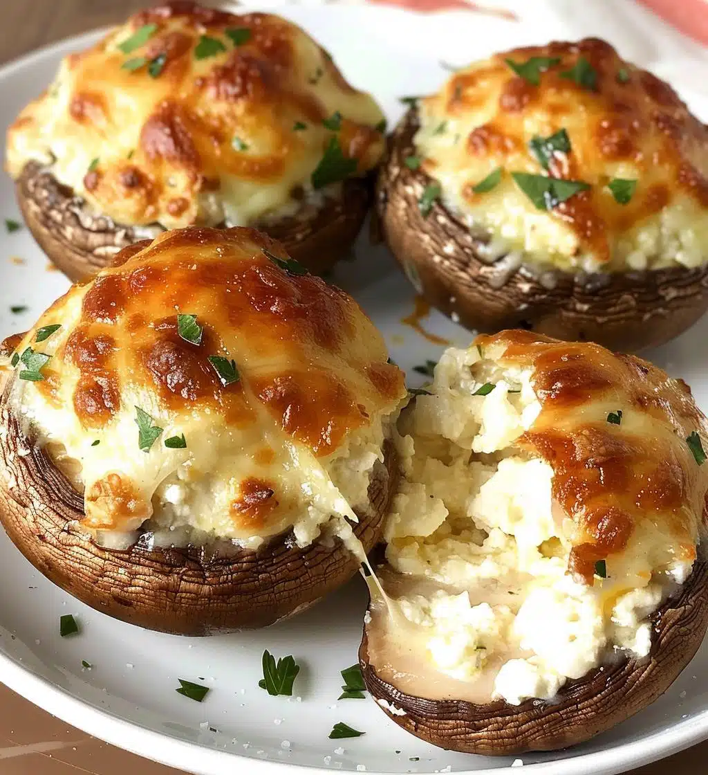 Cheesy Stuffed Mushrooms - detail 1