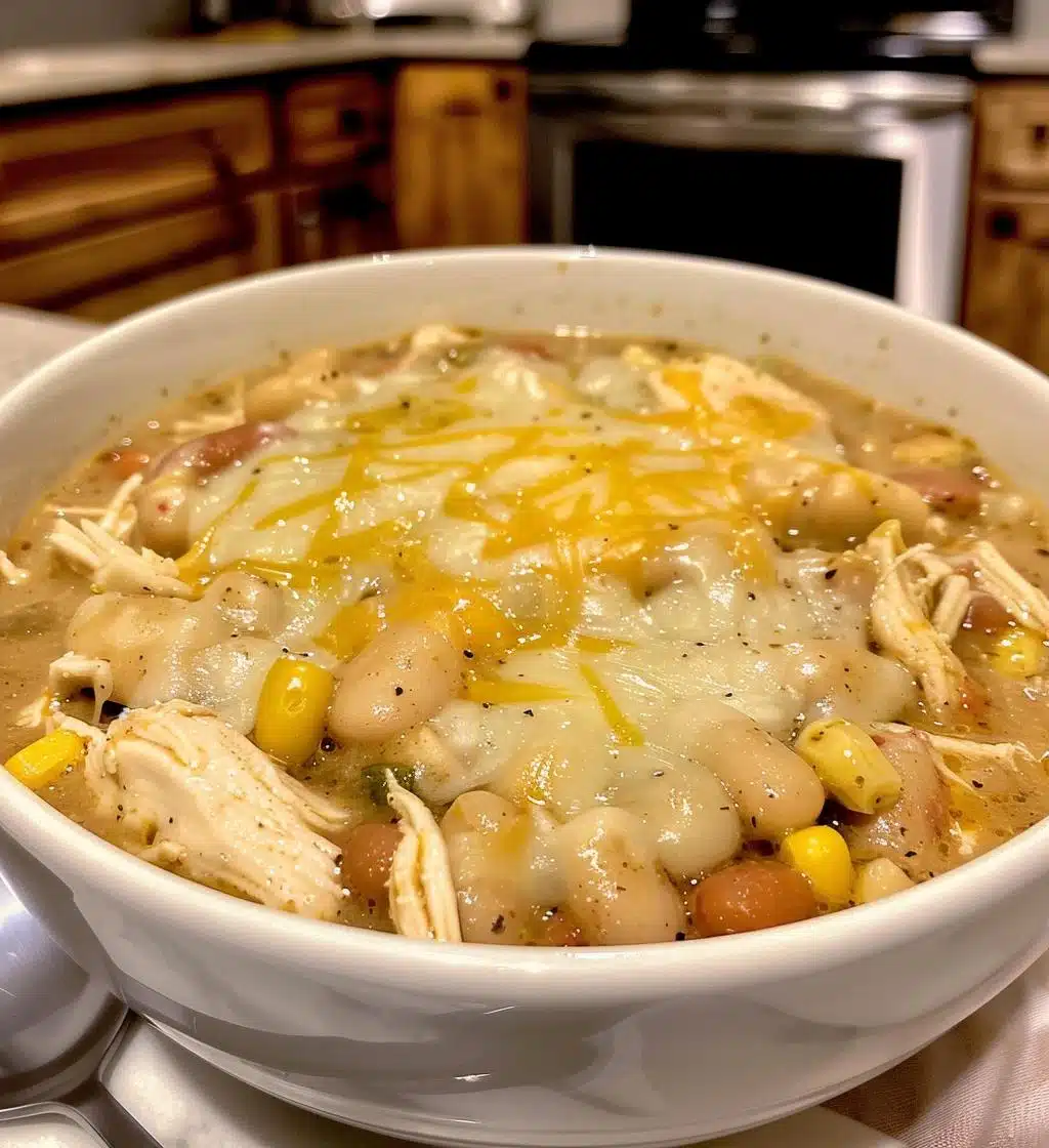 Cheesy White Chicken Chili - detail 1