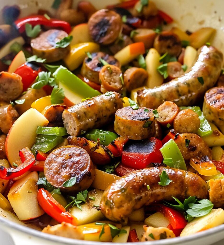 Chicken Apple Sausage Skillet
