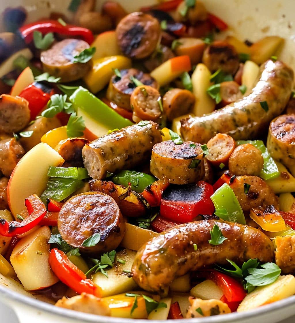 Chicken Apple Sausage Skillet