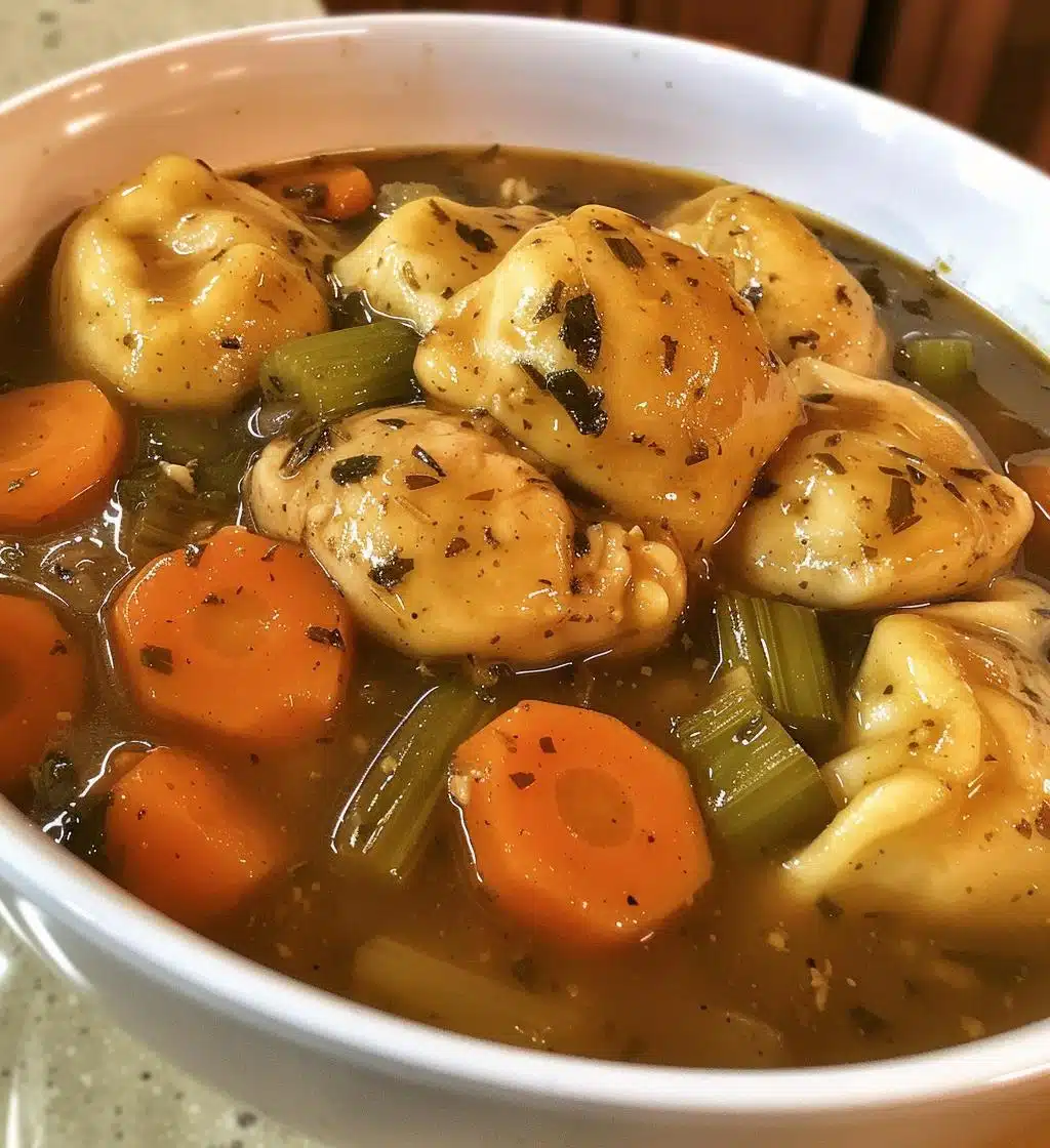 Chicken & Dumplings - detail 1