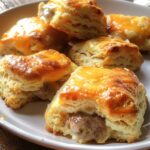 Chicken Sausage Biscuit Bites