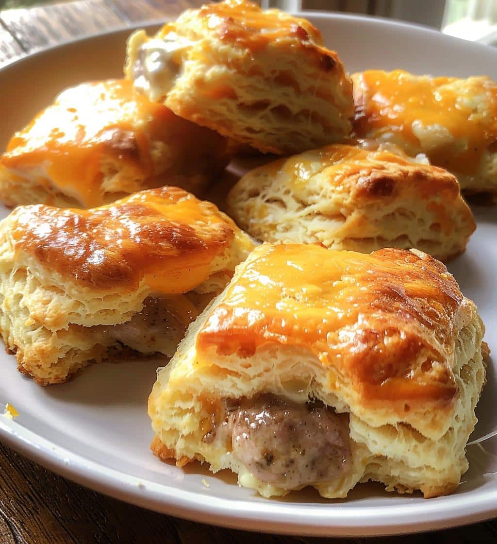 Chicken Sausage Biscuit Bites