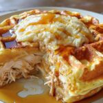 Chicken & Waffles Breakfast Bake