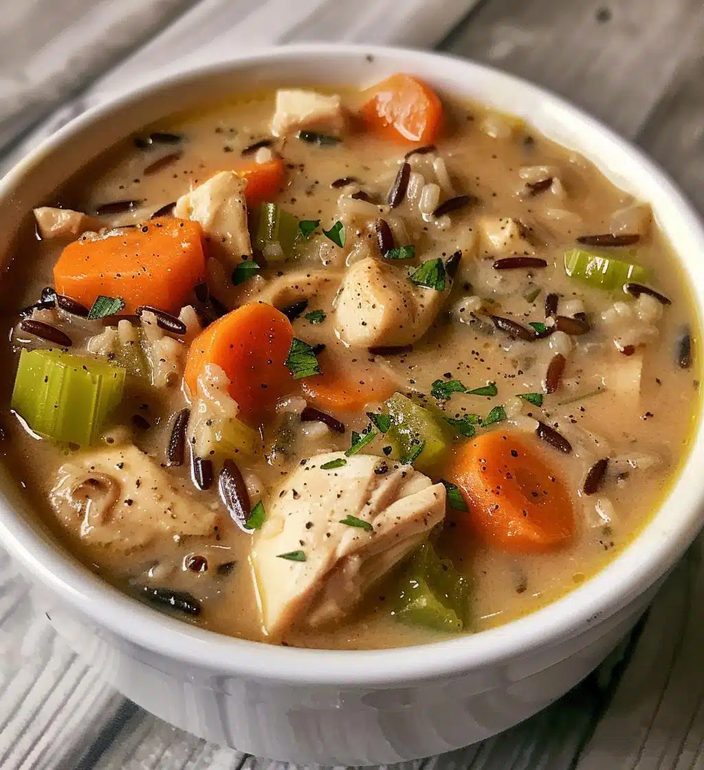 Chicken & Wild Rice Soup - detail 1