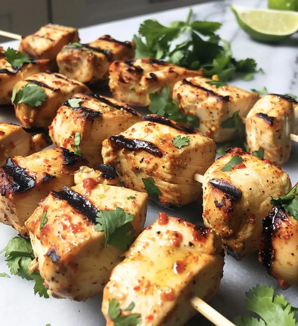 Chili Lime Chicken Skewers - detail 1